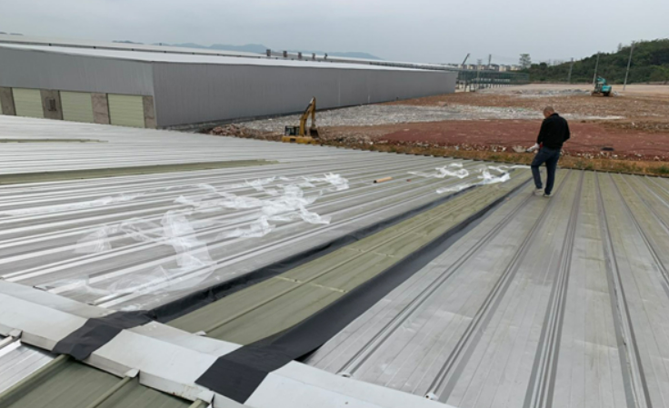 连南厂房屋面防水维修案例